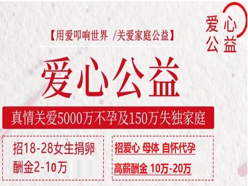 永平捐卵助孕生子 爱心志愿者招募